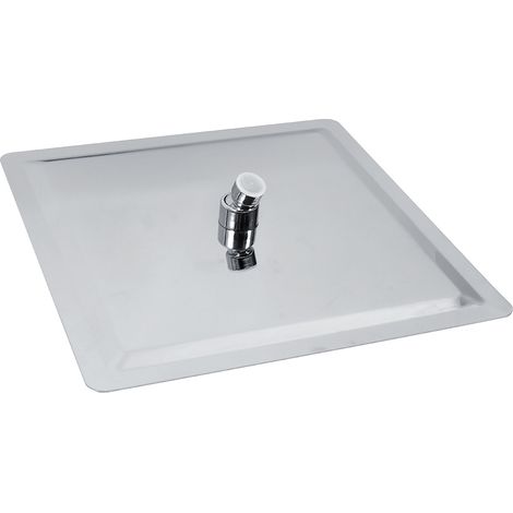Pommeau de douche d'angle 30x30cm, effet pluie, SG (1/5)