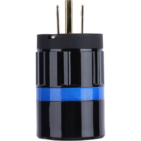 Cordon D Alimentation Iec - Connecteur Puissance Ac 24k Or - Compatible Appareils Audio-Video Professionnels - 1 Pièce (1/5)