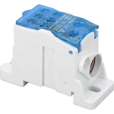 Elektrischer Verteilerkasten 690V 160A, DIN-Schienen-Anschlussklemme, blauer Anschlusskasten für Industriestrom. (1/5)
