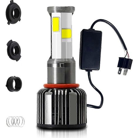 H4 LED-Scheinwerfer für Auto und Motorrad, H49003 HB2 Glühbirne, Fern- und Abblendlicht, hohe Helligkeit, wasserdicht, einfach zu installieren.
