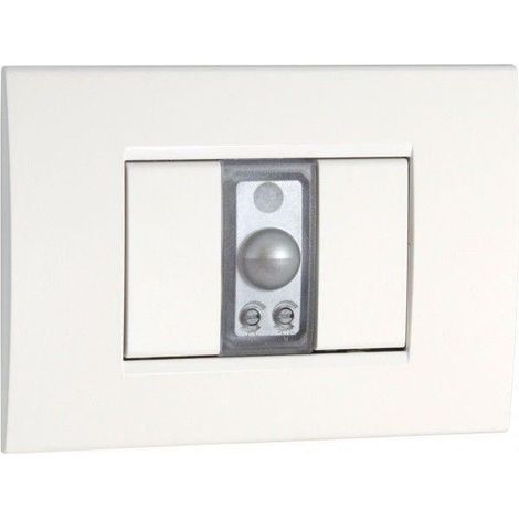 Vemer VE766200 LUXY - Lampada Segnapasso con Sensore Crepuscolare da Incasso, Argento Tech