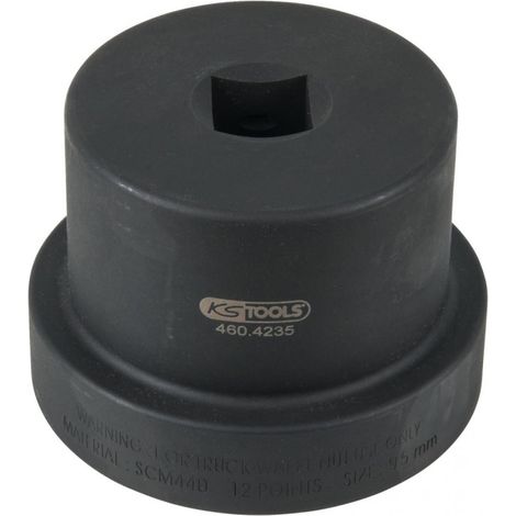 Douille pour écrous moyeux avec guide 1", 12 pans, 95 mm (1/3)
