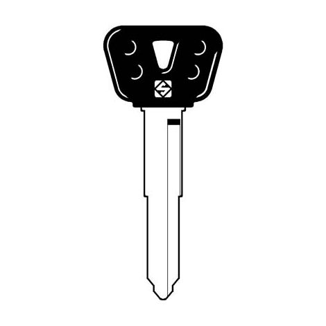 CHIAVE AUTO YAMAHA YH35BP SILCA - ACCIAIO NICHELATO- 5 pezzi