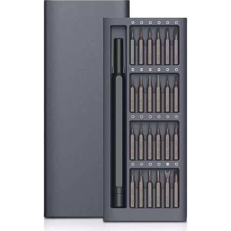 25 en 1 Kit de Tournevis Précision, Ensemble Magnétique pour Réparation d'iPhone, Ordinateur et Montre (1/4)