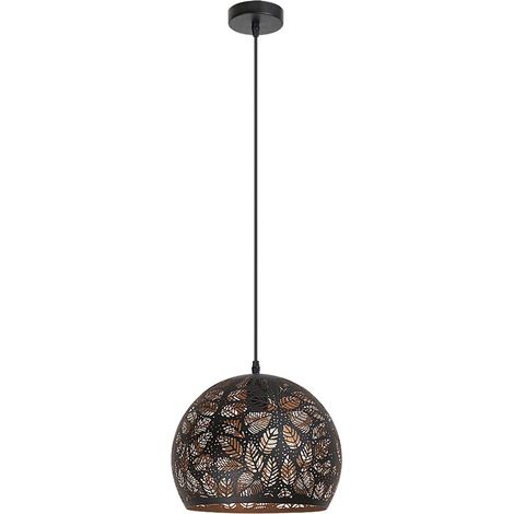 Suspension orientale Rabalux Manorca métal noir E27 Ø28 (1/5)