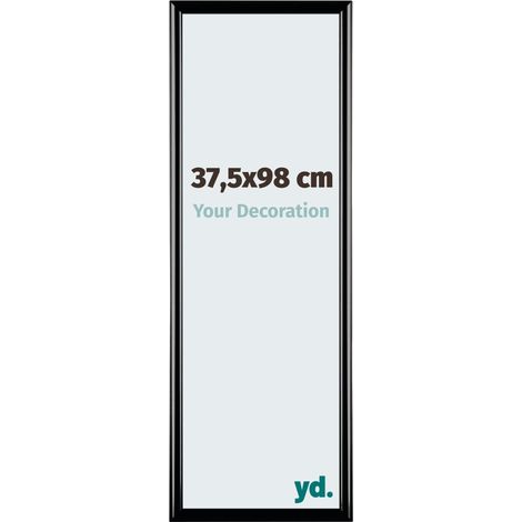 yd. - Cadre photo 37.5x98 - Noir Brillant - Plastique - Bordeaux