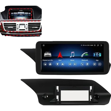 Autoradio, touchscreen, audio di alta qualità, compatibile con Mercedes Benz W212 S212 E200 E230 E260 E300 NTG4.5 NTG5.0, NTG5.0 8G 256G, Octa-core (1/2)