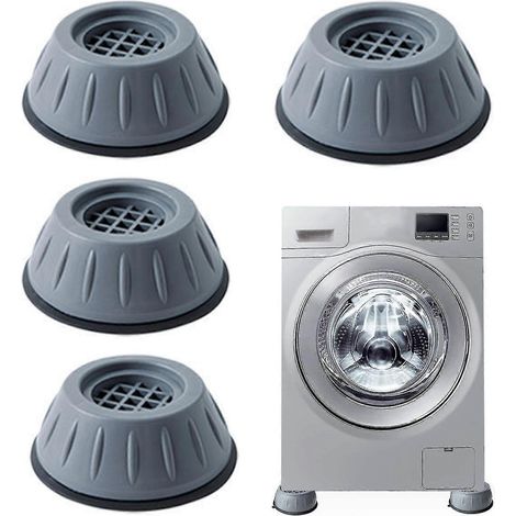 Set mit 4 rutschfesten Füßen für Waschmaschinen, Antivibrations-Gummipads (1/5)