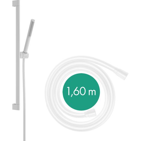 Hansgrohe Pulsify S - Set doccetta, asta e flessibile, EcoSmart, bianco opaco 24372700 (1/5)
