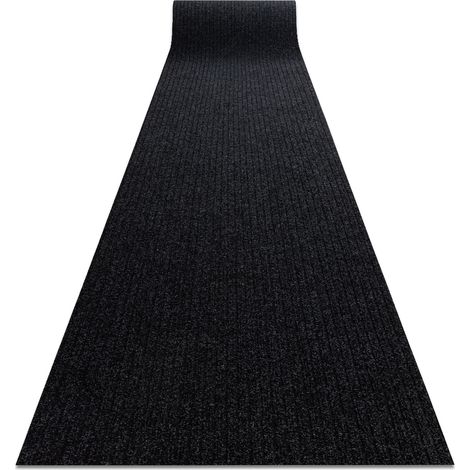 Paillasson antidérapant pour les mètres courants CEYLON extérieur, intérieur, sur caoutchouc - anthracite 0923 100cm black 100x500 cm