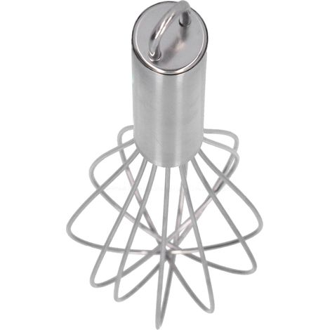 Fouet manuel en acier inoxydable 6 fils, batteur à œufs pour pâtisserie, cuisine, mélange et fouettage, 25 cm. (1/5)