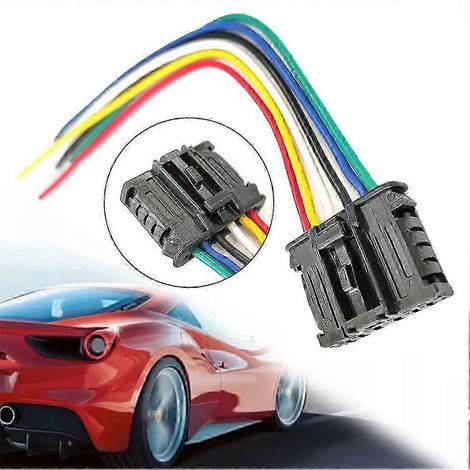 Rücklicht-Stecker, 6-polig, für PEUGEOT 206, 207, 208, 301, 307, 308, 508, Baujahr 2008, Teilenummer 0621