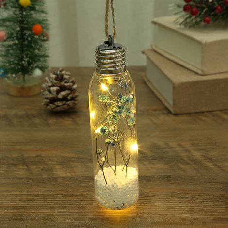 Guirlande Lumineuse Pendante - Ampoule LED Décoratif Noël - Pour Arbre À Noël Salle De Séjour Boutique Fête - 16 x 4,5 cm - 1 Pièce (1/5)