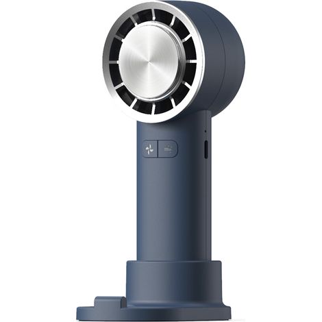 Ventilateur portable électrique à compresse froide, rechargeable par USB, avec 3 vitesses de ventilation réglables et support pour téléphone, idéal pour la maison, le bureau et les voyages. (1/5)