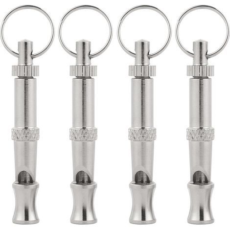 Ultrasonic Dog Whistle, High-Frequency Dog Whistle, Adjustable Ultrasonic Whistle for Training, Barking, Sit, and Recall, 4 Pieces (1/5)