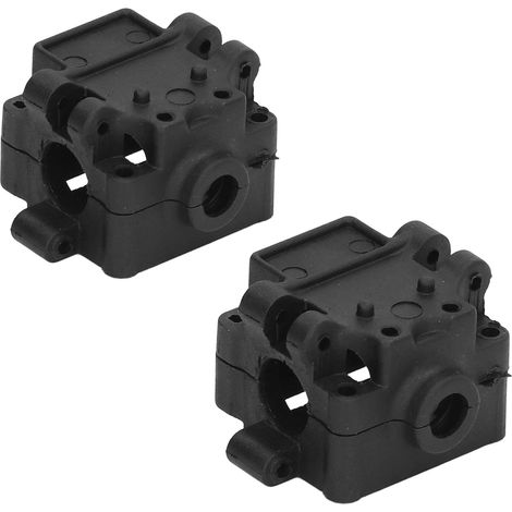 Boîtier de transmission en plastique noir pour Wltoys 284161 284010 284131 K969 K989 Nouvelle Version (1/5)