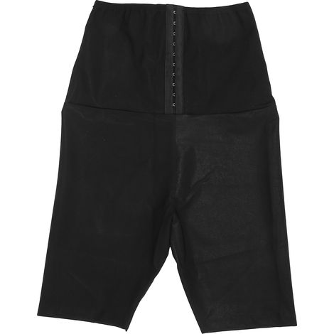 Shorty Gainant Femme Haute Taille avec Boutons Galbants pour Sauna Yoga Sport Taille 2XL/3XL (1/5)