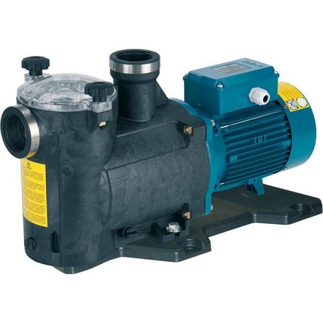 Calpeda pompa da piscina MPC 71/B ad ALTA portata Trifase 2,2kW con filtro per la filtrazione dell'acqua autoadescante
