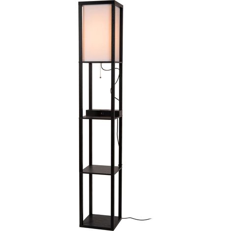 MENNO Lampadaire-Noir-1xE27 (1/2)