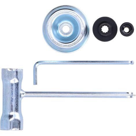 Kit de rondelle de butée et de clé pour adaptateur de lame de tondeuse à gazon STIHL FS120 200250 (1/3)
