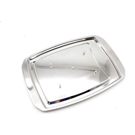Plaque de cuisson en acier inoxydable avec picots, outil de barbecue (1/5)