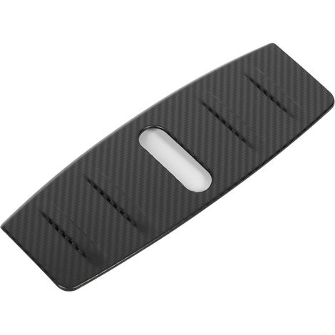 Protecteur de seuil de coffre avant en fibre de carbone pour Tesla Model 3, protection renforcée, design élégant, couvre-bavette avant, remplacement résistant, garniture de protection, style premium (1/5)