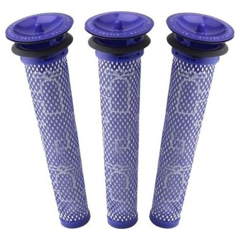 Filtre pour Dyson V8/V7, Filtres de Rechange Lavable pour Aspirateur Dyson V7/V8 Absolute et Animal, Accessoire Aspirateur pour Dyson V8 Avec 3 Pré-Filtres HEPA (1/5)