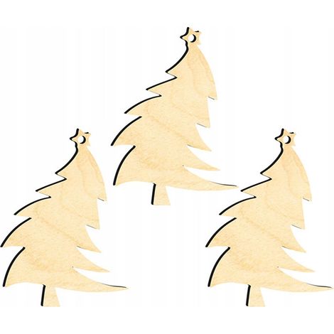Weihnachtsbaumschmuck aus Holz Z30 3 Stk. (1/3)
