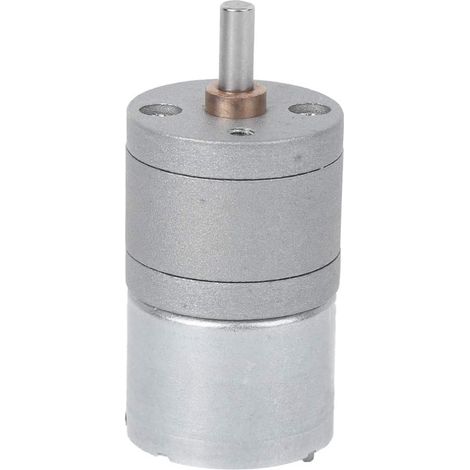 Mini brosse de moteur à courant continu haute torsion faible bruit 6V12V arbre de 4mm pour robots rideaux électriques (SHV-211RPM) (1/5)
