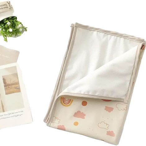 Fasciatoio portatile, impermeabile, con design arcobaleno (35x50 cm) (1/2)