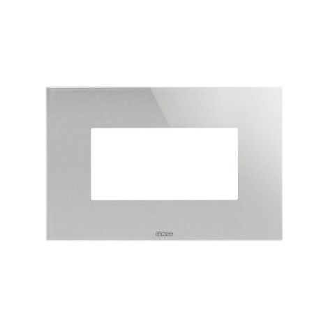 PLAQUE ICE 4P TITANE GEWISS GW16904CT