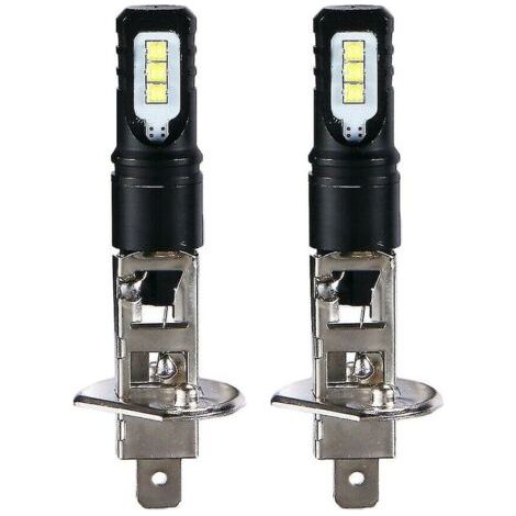 H1 LED-Scheinwerferset, 6000K ultrahelles Weiß, 6000 lm, mit Tagfahrlicht und Fernlicht