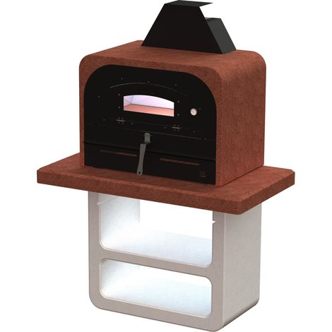 Forno barbecue capri premium legna carbonella 114 x 64 x 158 cm (1/2)