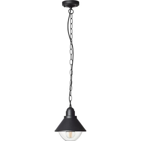 Lámpara Colgante Exterior Metal Valera Negro (1/5)
