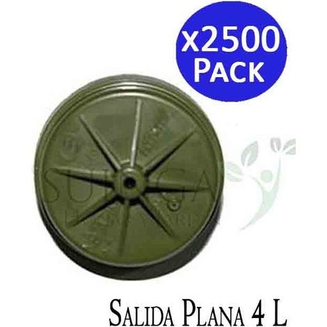 Pack 500 Gocciolatori Autocompensanti Netafim 4 Litri. Gocciolatori per Irrigazione in Linea Professionale con Uscita Piana, Goc