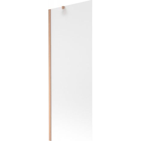 Paroi de baignoire 1 volet 70 x 150 cm, givrée, cuivre brossé - 895-070-000-00-30-65 (1/5)