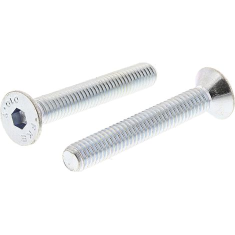 Vis à six pans creux, M6 x 40mm, tête Vis fraisée à tête creuse hexagonale, en Acier ( Prix pour Boîte de 25 ) (1/2)