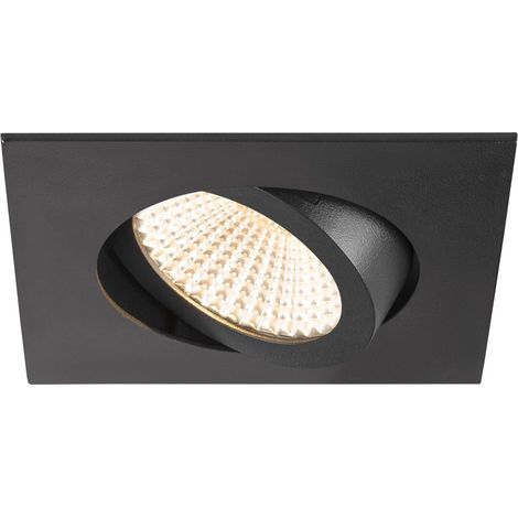 Spot encastré NEW TRIA® 68 intérieur carré orientable noir LED 83W - SLV - 1007396 (1/3)