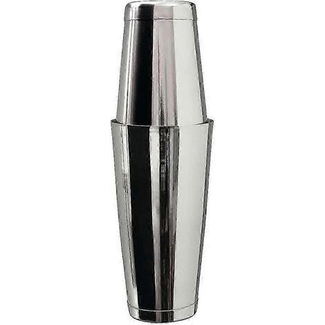 Shaker à cocktail Boston en métal, 530/828 ml, acier inoxydable, finition miroir, outil de barman professionnel, pour bars, restaurants, pubs ou usage domestique. (1/5)