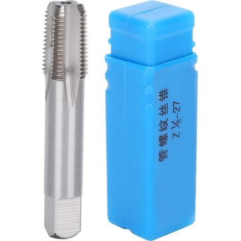 Taraud HSS Z 1/8‑27 pour Outils de Réparation Matériel Haute Dureté Fournitures Industrielles (1/5)