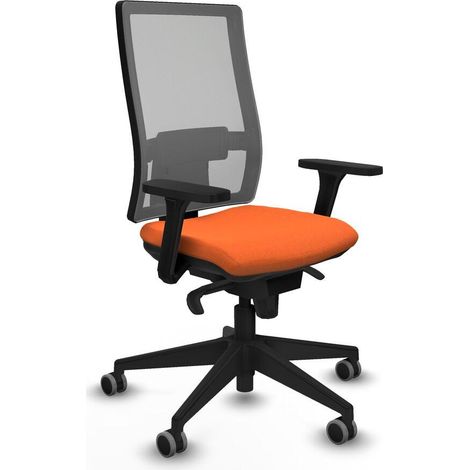 Piqueras y Crespo Horna Chaise de bureau orange confortable (1/3)