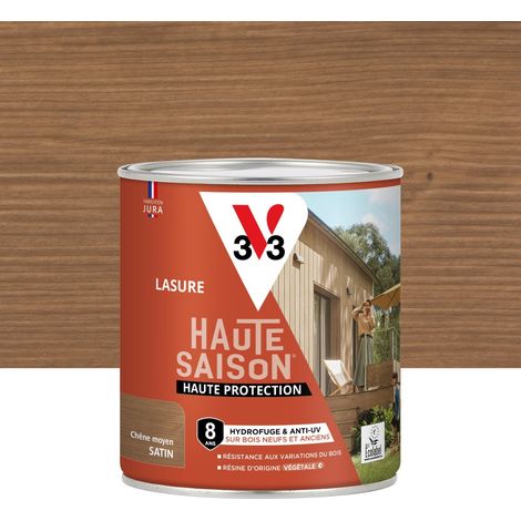 V33 Lasure V33 Haute saison 8 ans chêne moyen satiné 0.75 l