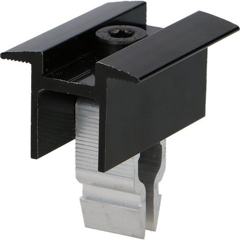 PINCE Fixation SOLAIRE 30X55 Aluminium Noir IN (1/2)