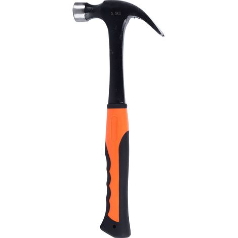 Petit marteau à griffes avec clou intégré, outil de clouage portable en acier à haute teneur en carbone pour le bricolage et le travail du bois, noir (1/5)