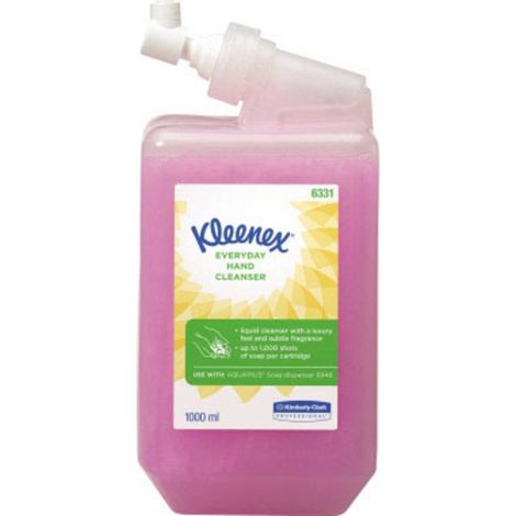 Kleenex Detergente per Mani 6331, per Uso Quotidiano, 6 x 1 Litro (Totale 6 Litri e 6000 erogazioni)