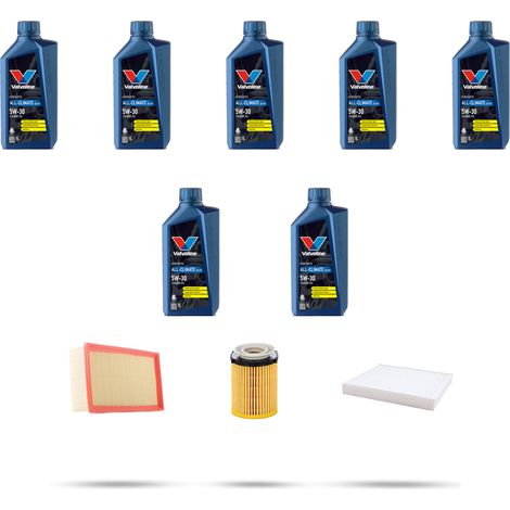 Kit tagliando 3 FILTRI e 7L OLIO compatibile con Mercedes Classe C (W205,S205,C205) 180 115kw Dal 2018 (1/5)