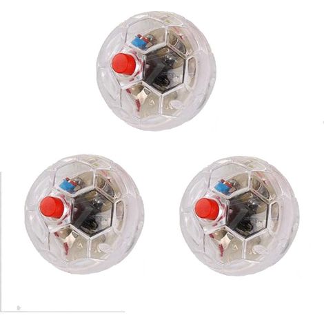 Lot de 3 balles clignotantes à activation tactile pour chasse aux fantmes, jouet pour chat paranormal (1/4)