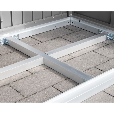 Hörmann Ecostar Unterkonstruktion für Fußböden für EcoStar Kaminholzregale Typ 2, silber, Typ 2 (1/3)