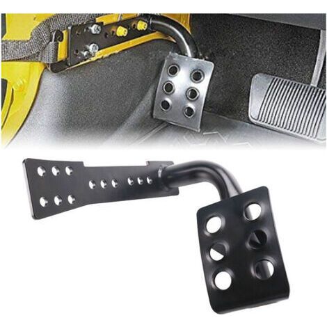 Accessoire de voiture, Qiilu Pédale de voiture, Pédale de Voiture en Métal de Voiture Côté Gauche Repose-Pied Décoration Accessoire pour Wrangler JK 2007-2018 (1/5)