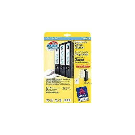 Avery Zweckform L4760-25 etiquetas adhesivas blancas (1/2)